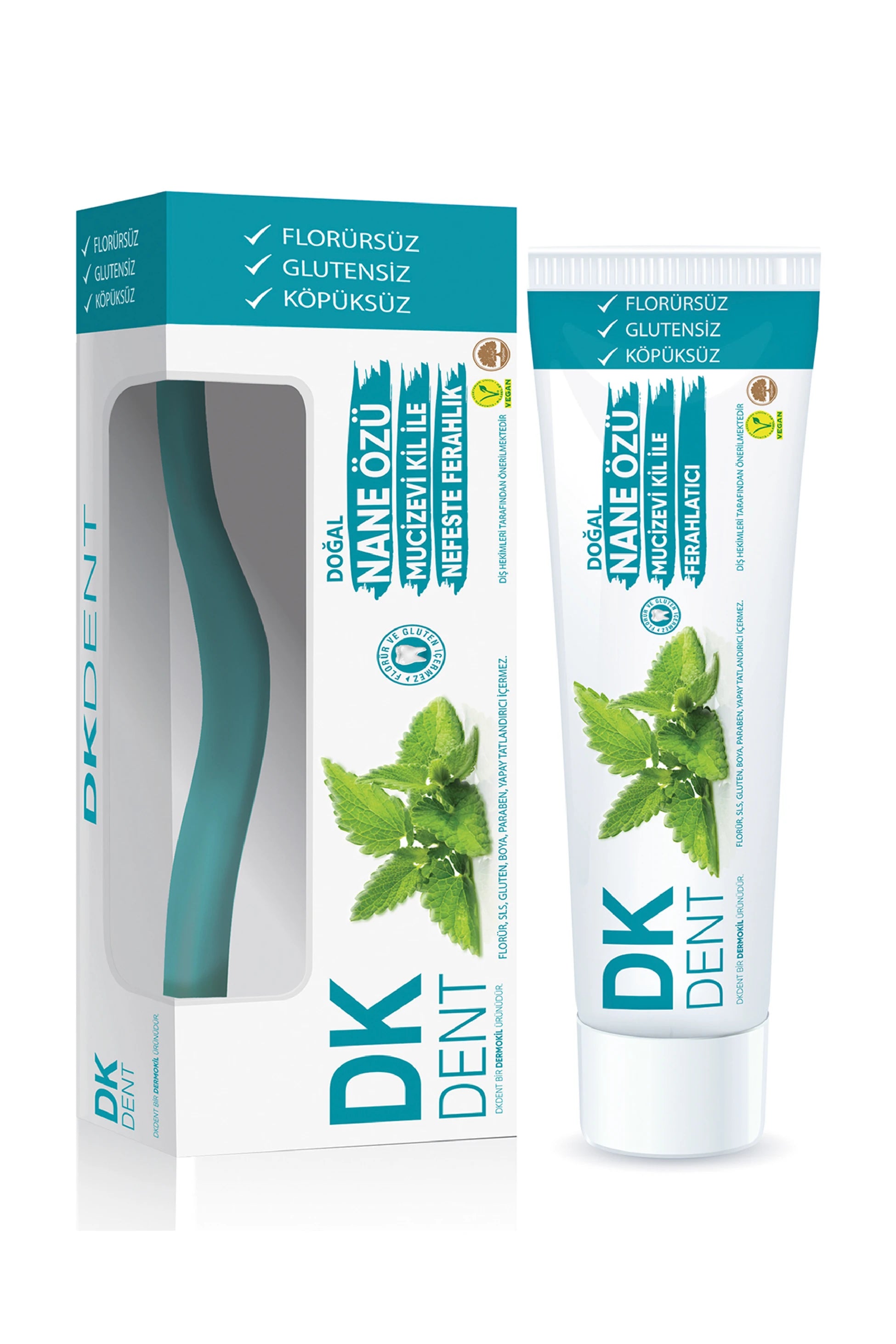 Mint Toothpaste + With Toothbrush -75 ml - Colored