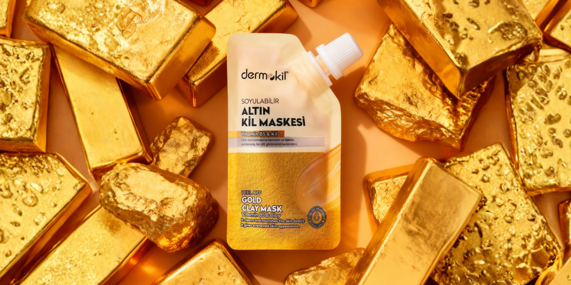 Gold Maske Nedir ve Ne İşe Yarar? Altın Kil Maskesi Rehberi, Dermokil Blog.