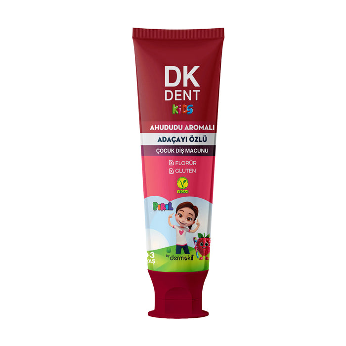 Pırıl Ahududu Aromalı Florürsüz Çocuk Diş Macunu 50 ml