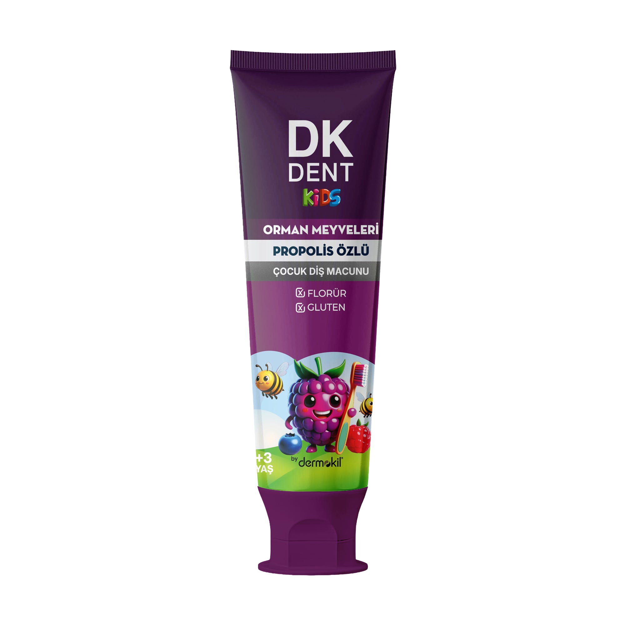 Orman Meyveleri Özlü Florürsüz Çocuk Diş Macunu 50 ml