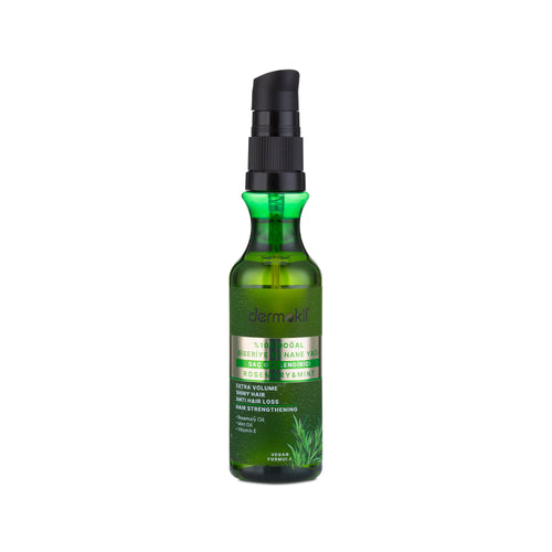Saç Güçlendirici %100 Doğal Biberiye ve Nane Yağı 75 ml - Dermokil