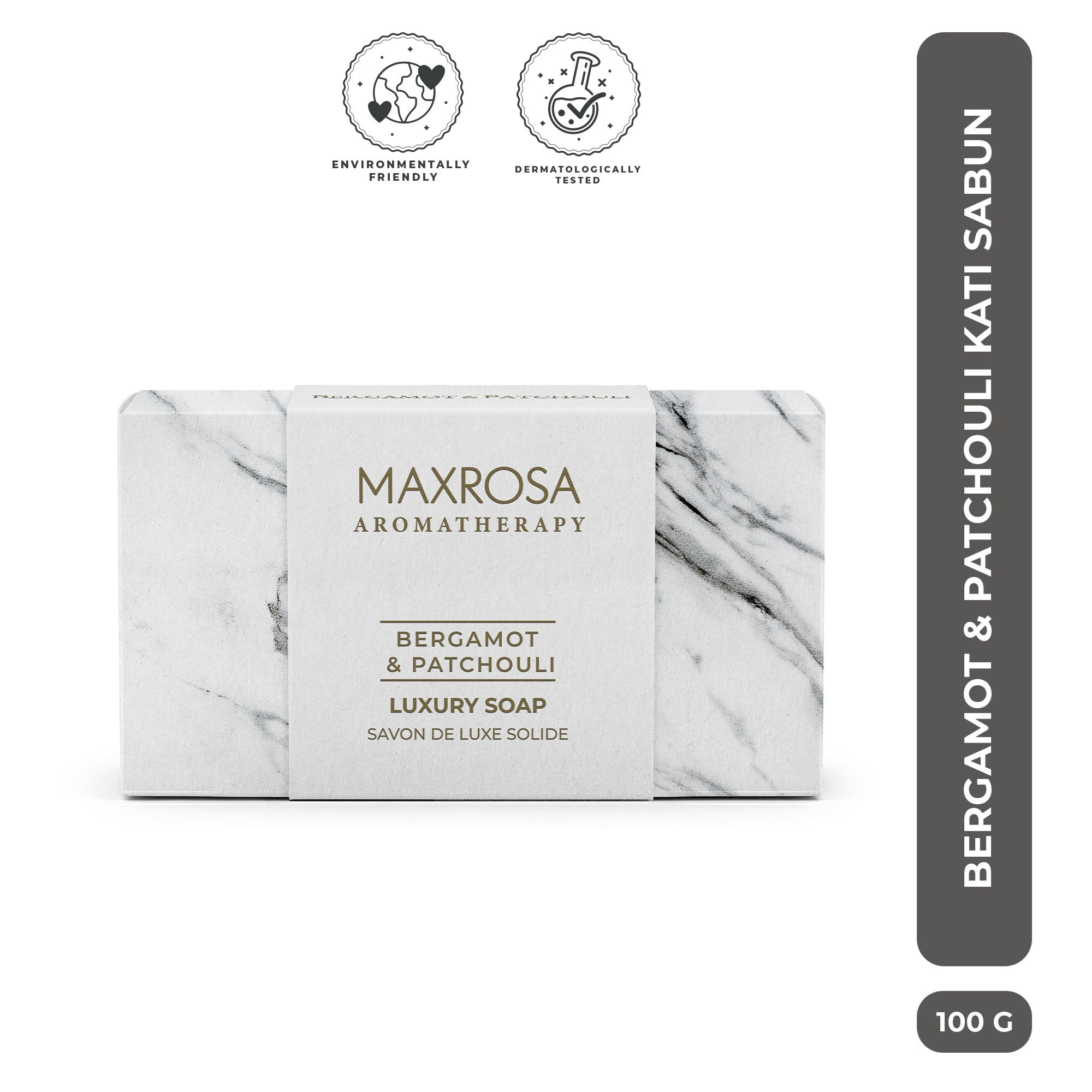 Maxrosa Aromatherapy Bergamot & Patchouli Katı Sabun 100 g