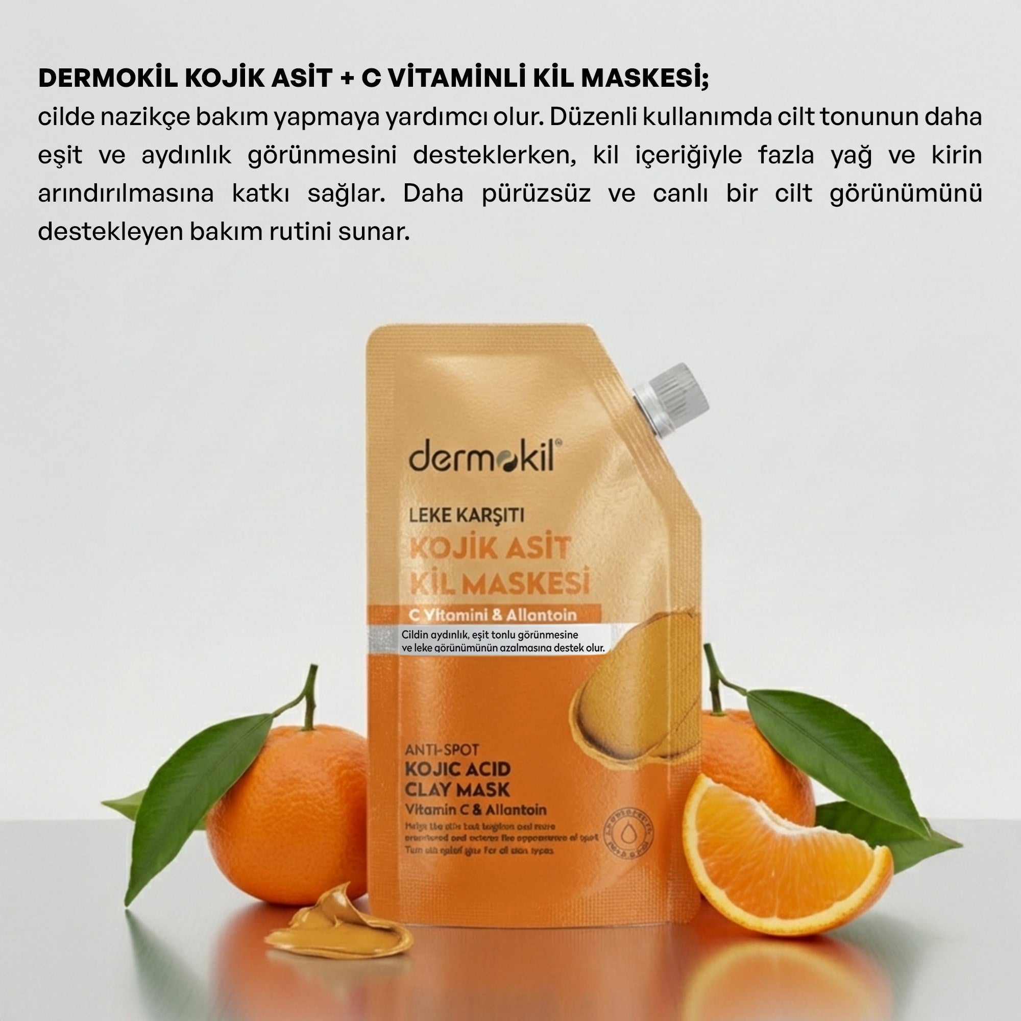 Leke Karşıtı Kojik Asit Kil Maskesi 30 ml