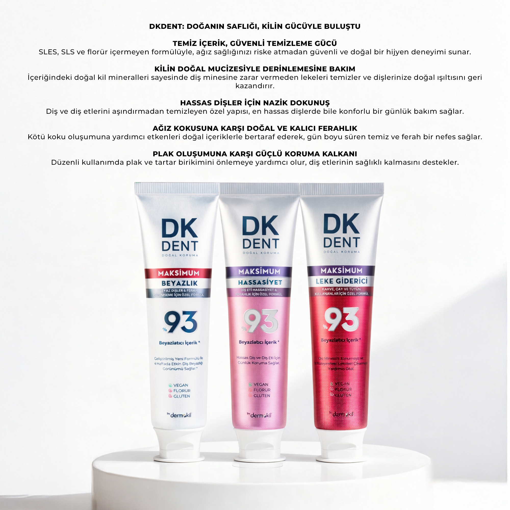 %93 Beyazlatıcı Maksimum Leke Giderici Diş Macunu 75 ml