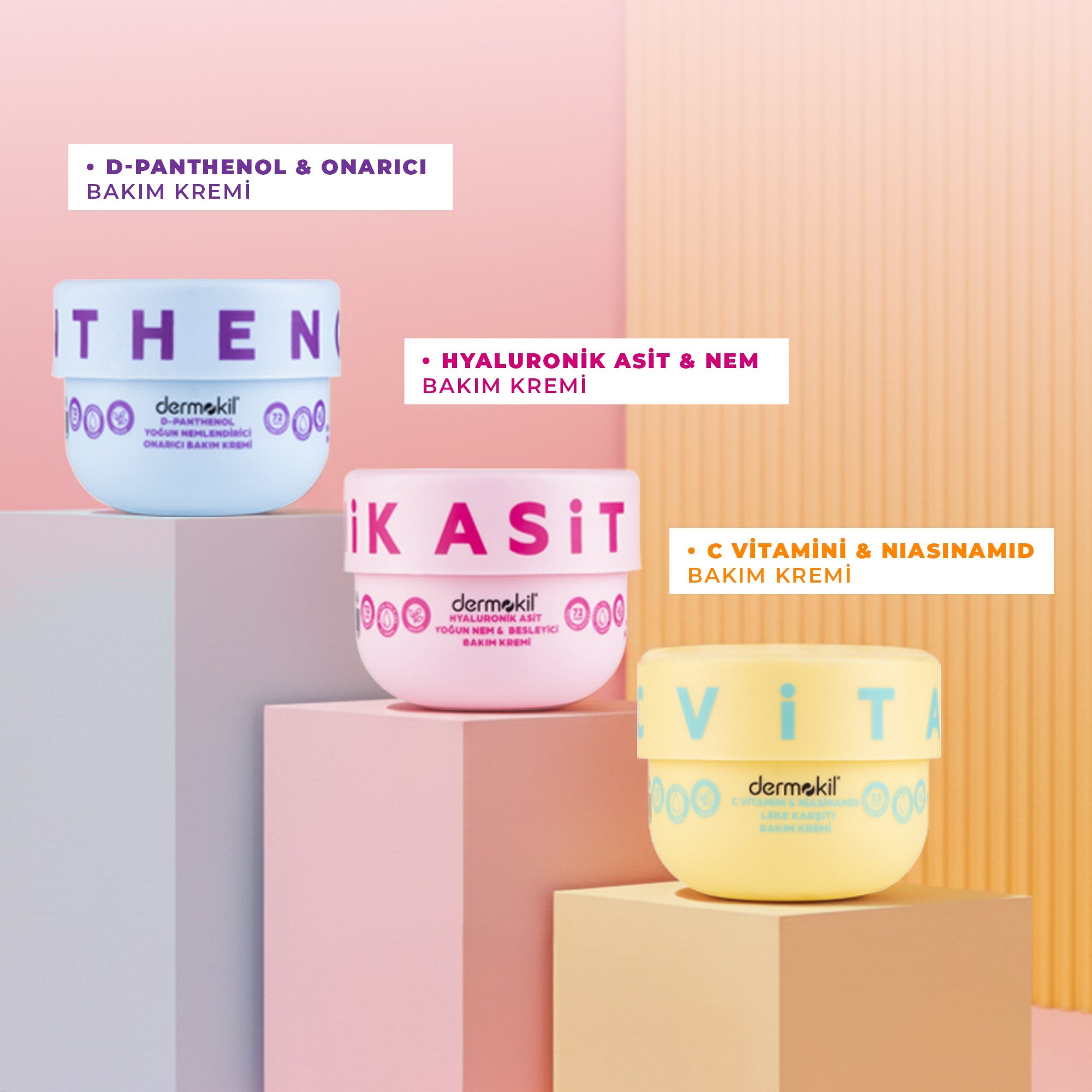 Dermokil C Vitamini & Niasinamid Leke Karşıtı Bakım Kremi 250 ml