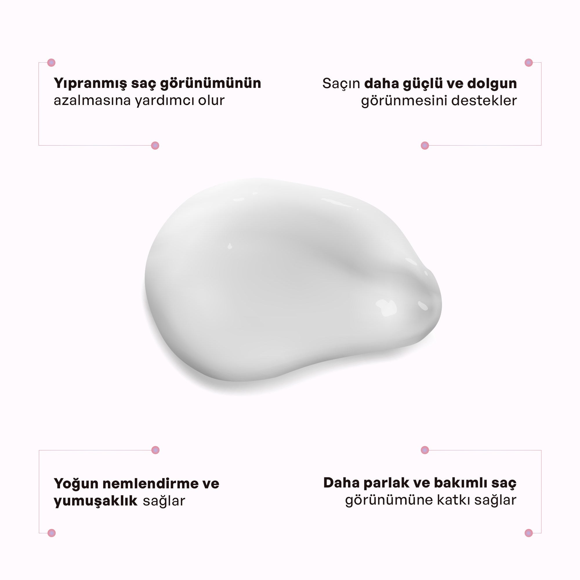  %100 Doğal Gül Suyu Yoğun Nemlendirici Saç Maskesi 25 ml