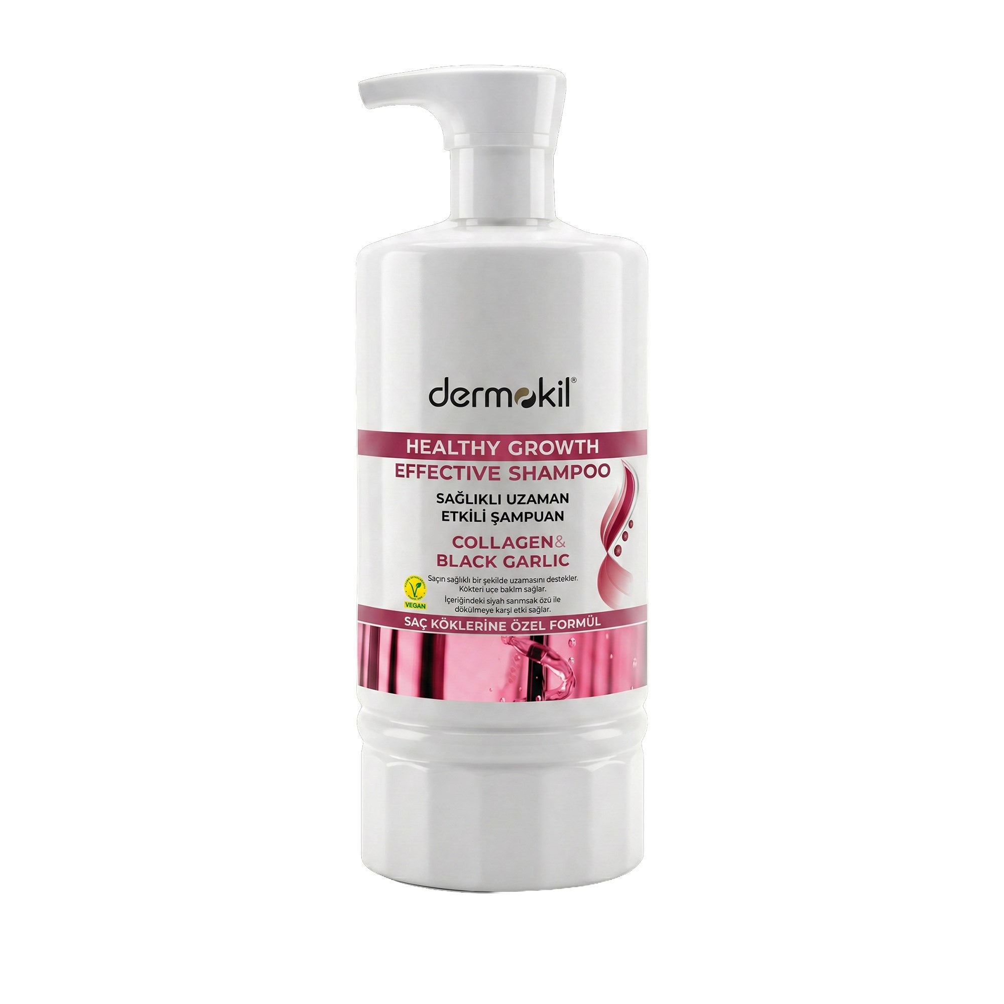 Kolajen &Siyah Sarımsak Sağlıklı Uzama Etkili Şampuan 950 ml