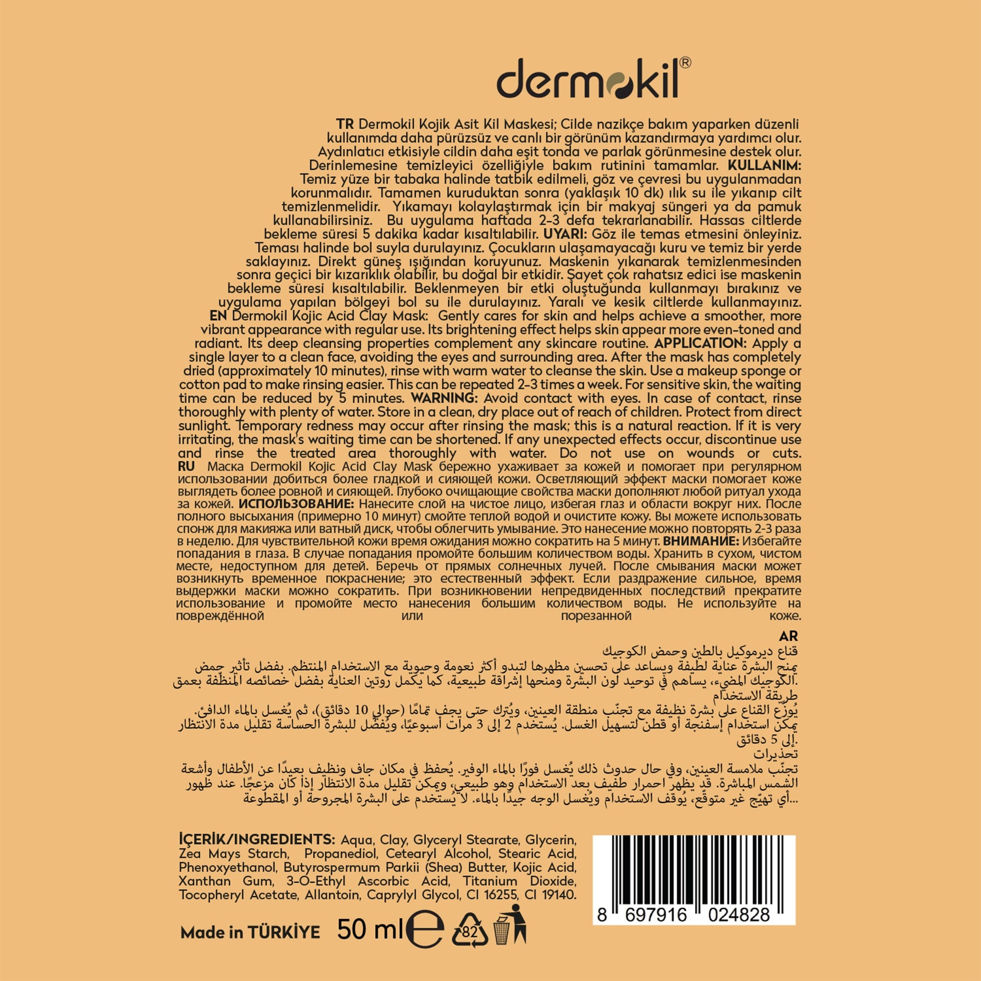 Leke Karşıtı Kojik Asit Kil Maskesi 30 ml