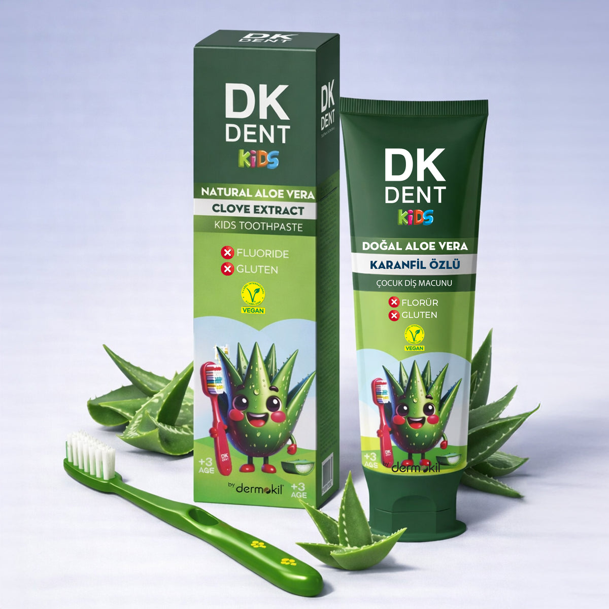 Karanfil Özlü Çocuk Diş Macunu 50 ml 2'li Set