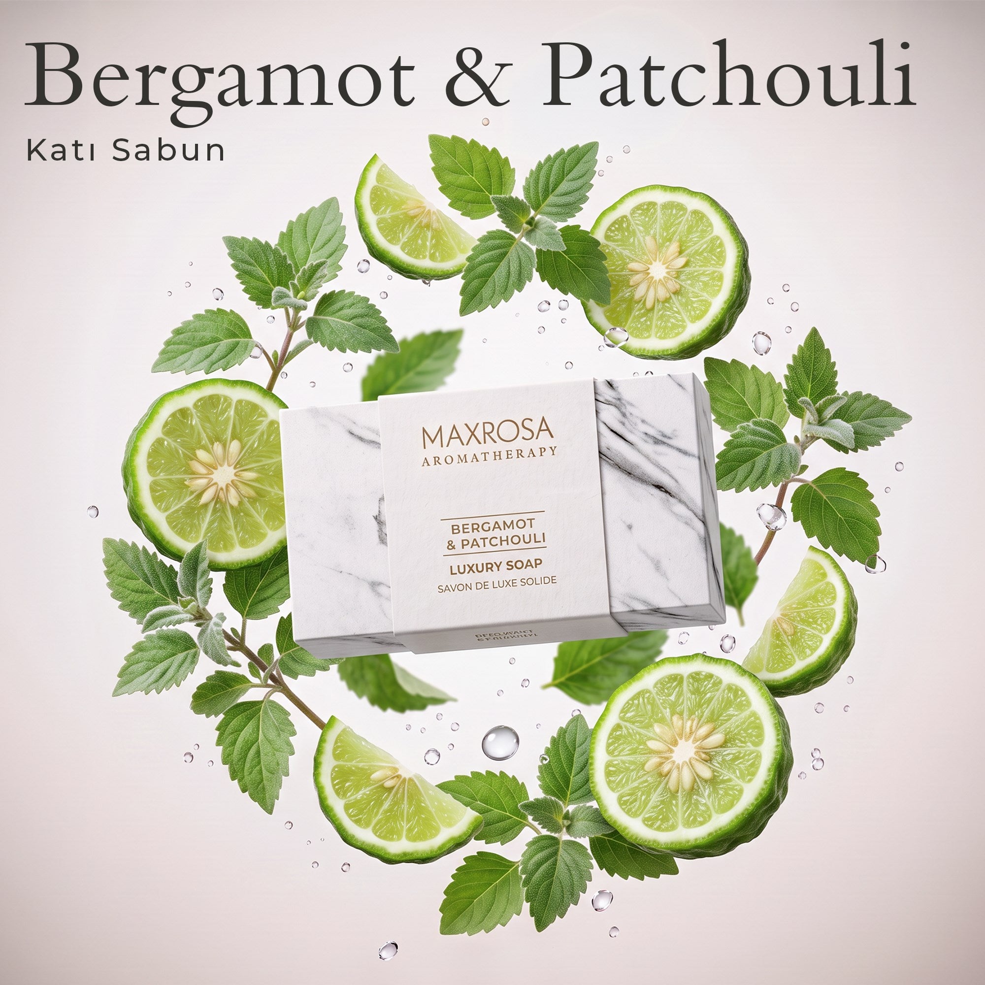 Maxrosa Aromatherapy Bergamot & Patchouli Katı Sabun 100 g