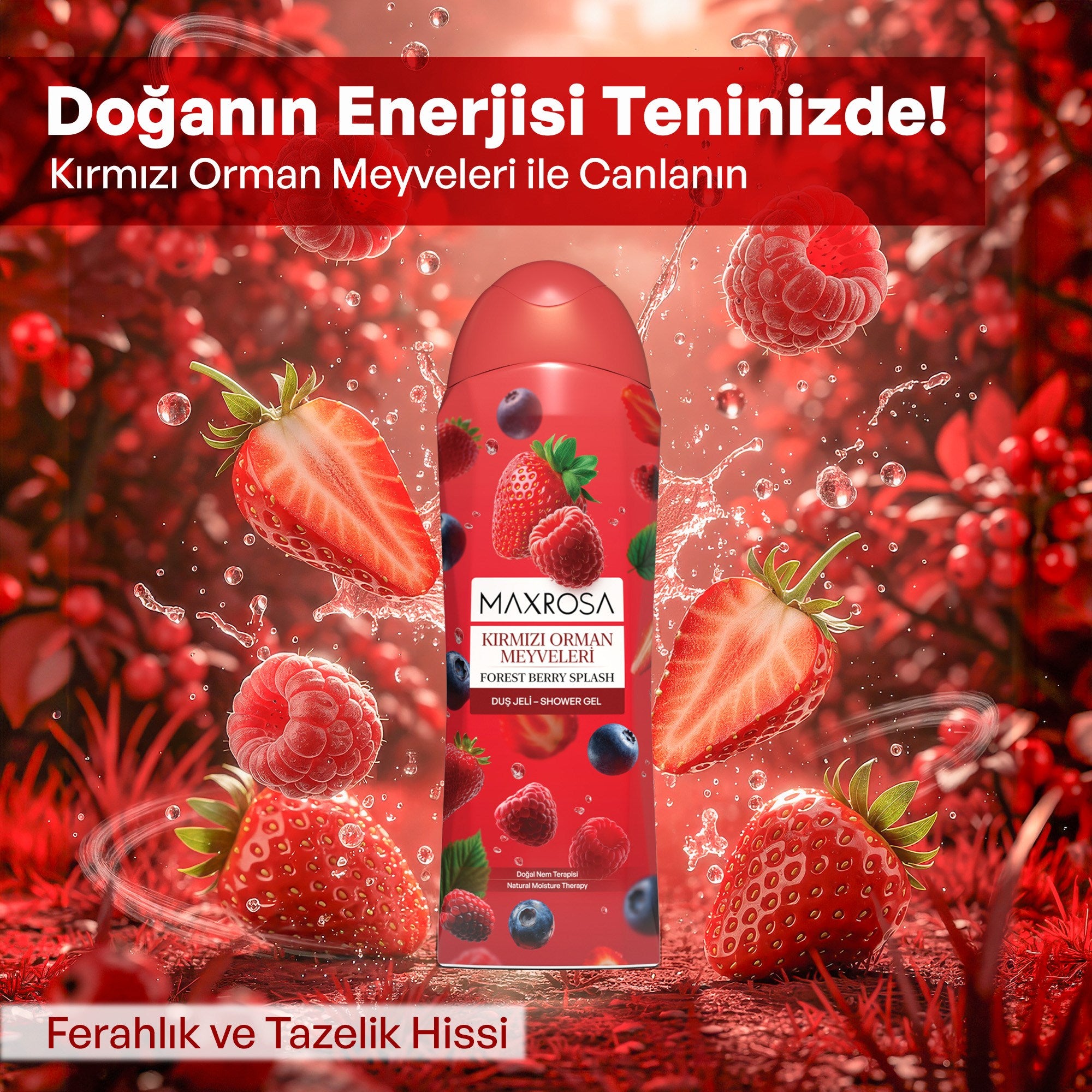 Kırmızı Orman Meyveleri Duş Jeli 600 ml