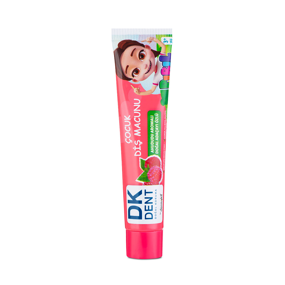 Pırıl Ahududu Aromalı Florürsüz Çocuk Diş Macunu 50 ml