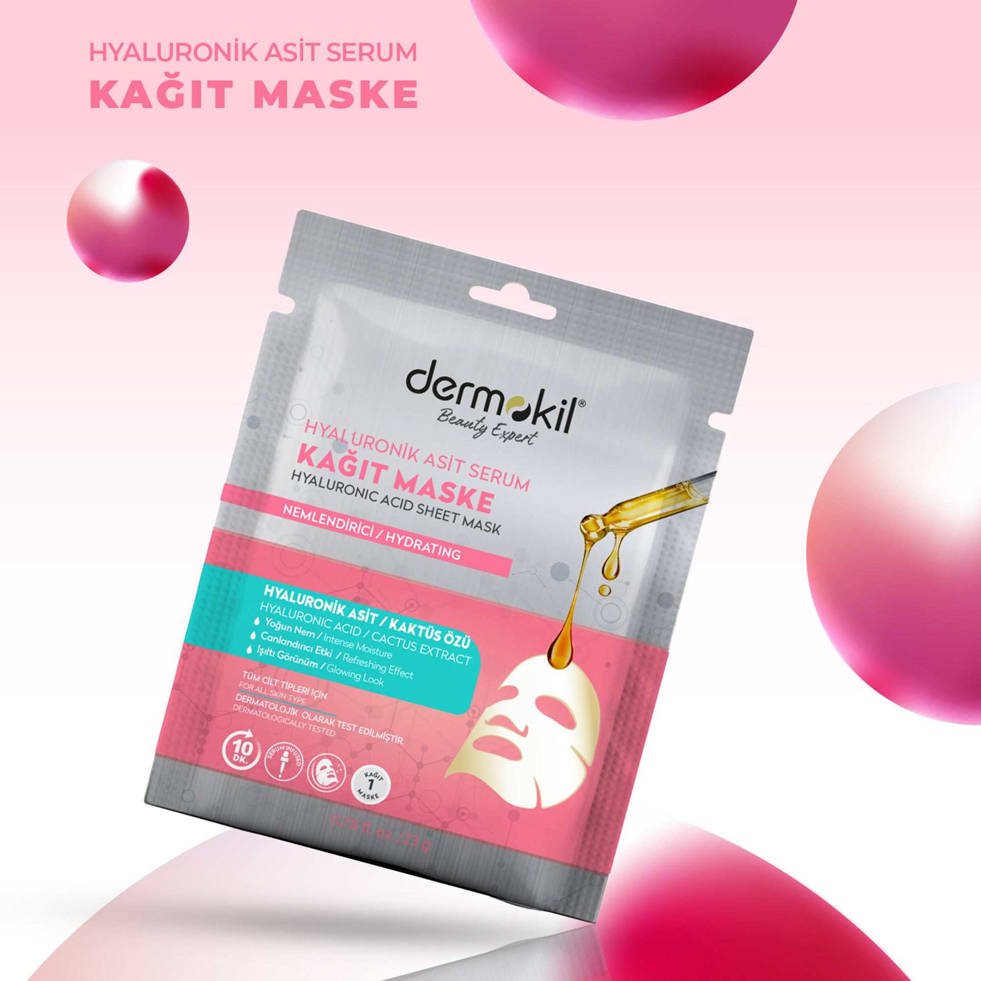 Hyaluronic Acid Serum Sheet Mask 23 gr