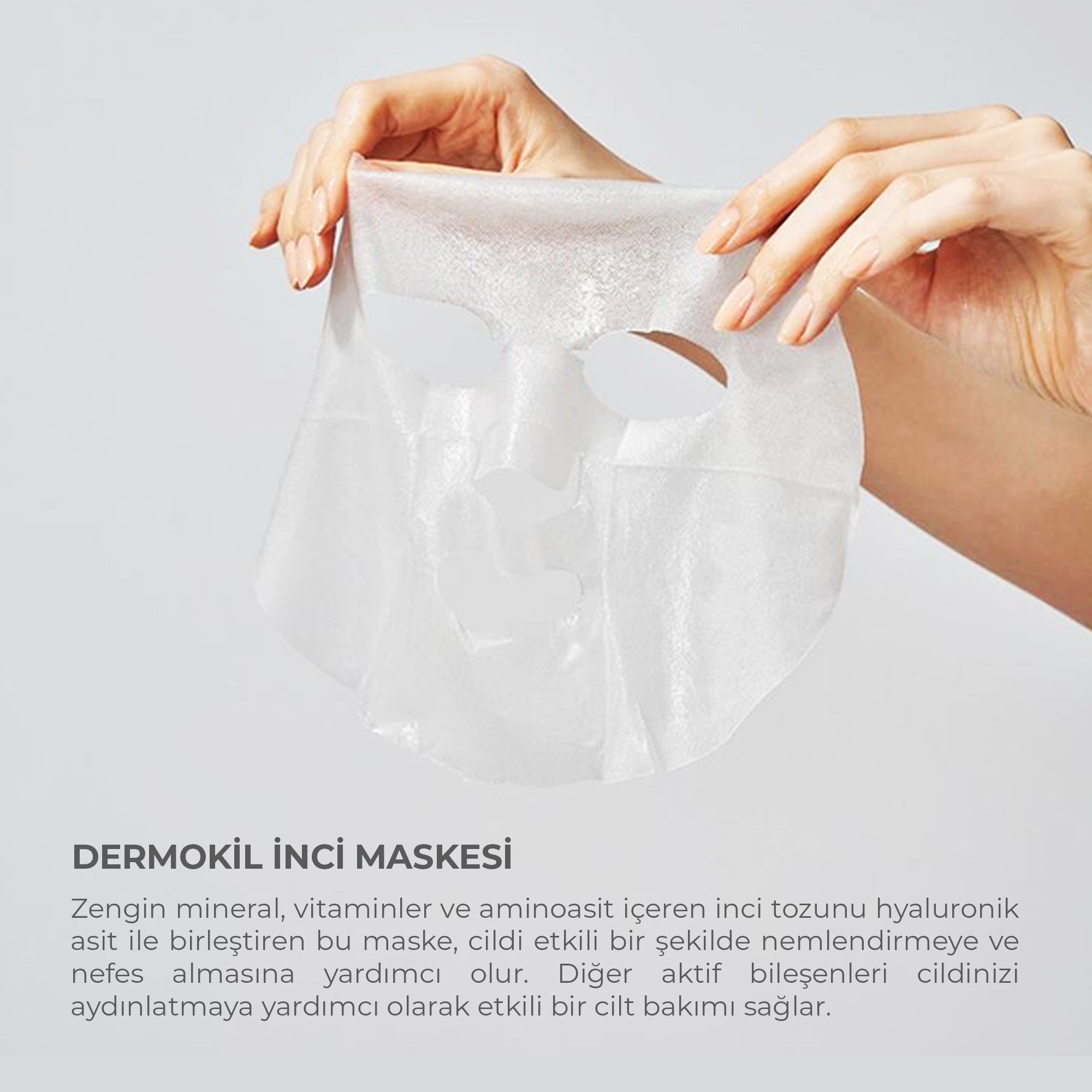 Nemlendirici Aydınlatıcı İnci Kağıt Maske 20 gr