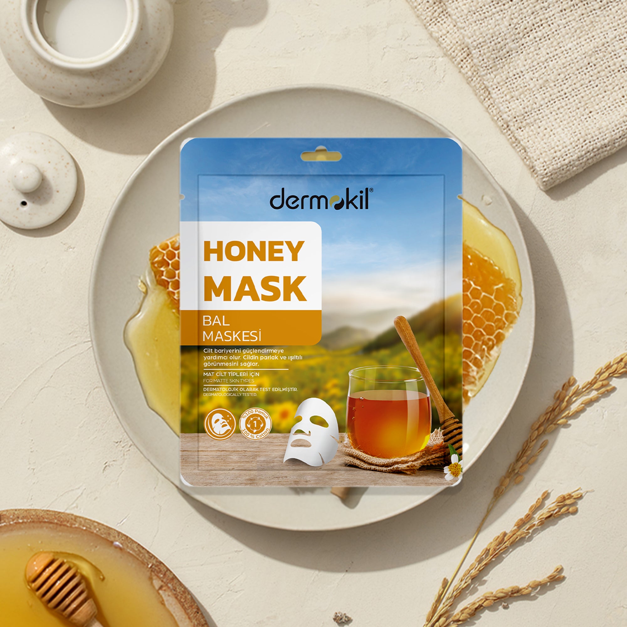 Canlandırıcı Bal Kağıt Maske 20 gr