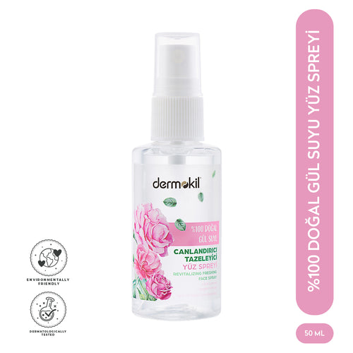 100% Natural Rose Water Revitalizing and Refreshing Facial Spray 50 ml