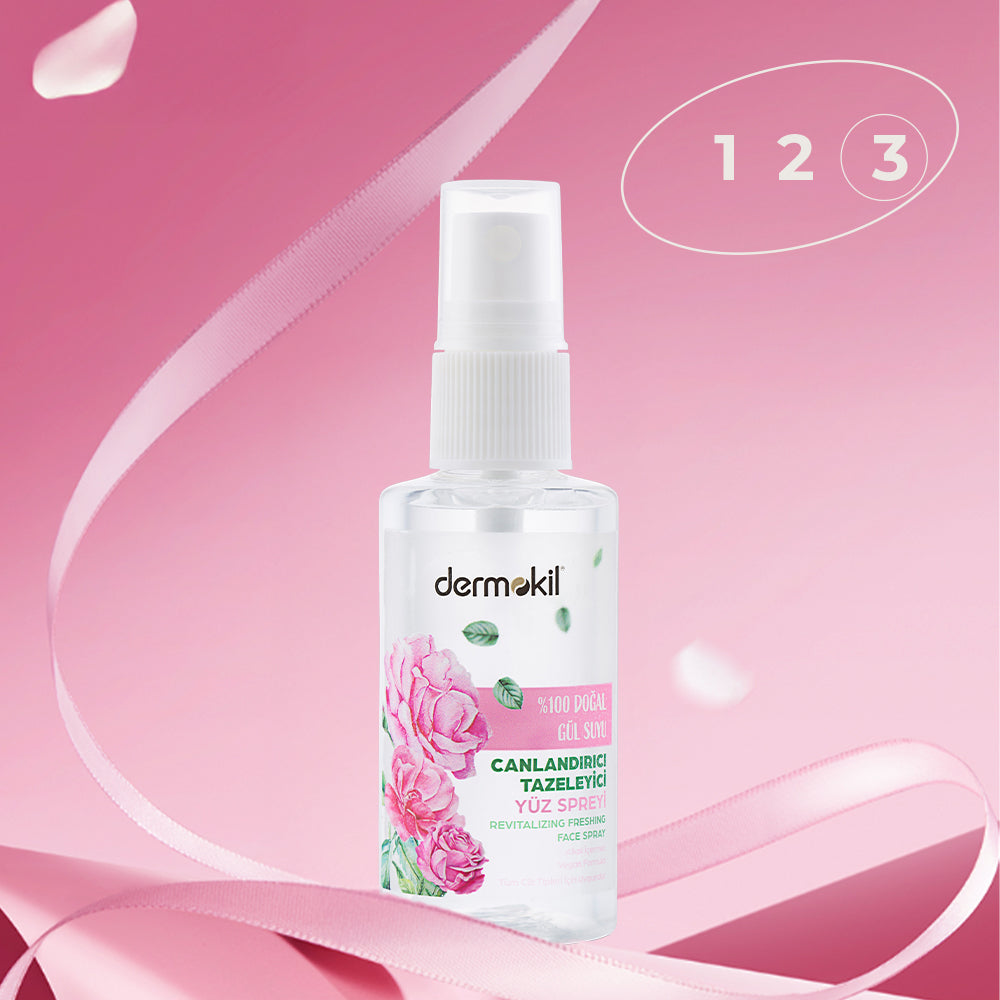 100% Natural Rose Water Revitalizing and Refreshing Facial Spray 50 ml