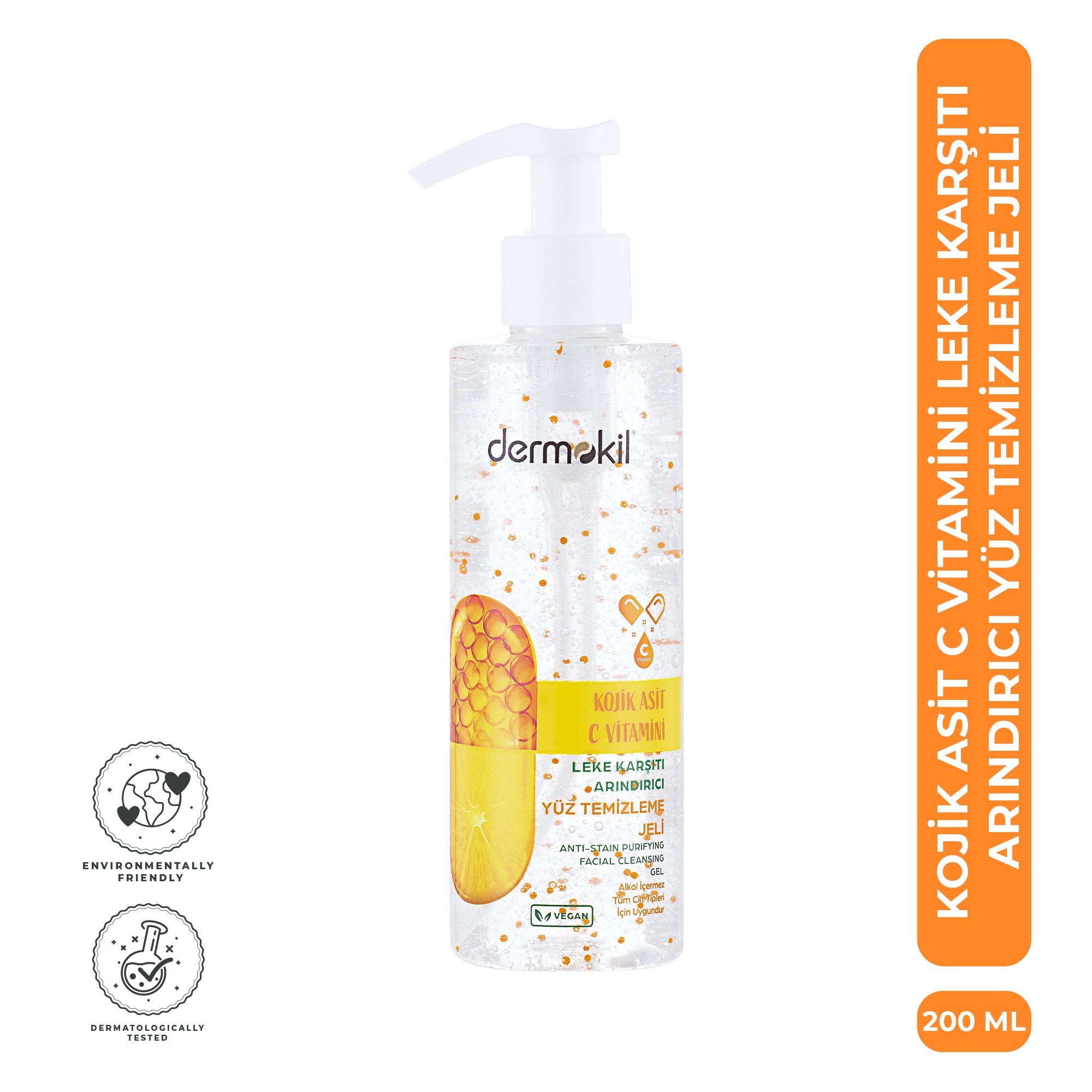 Kojic Acid Vitamin C Anti-Spot Purifying Facial Cleansing Gel 200 ml