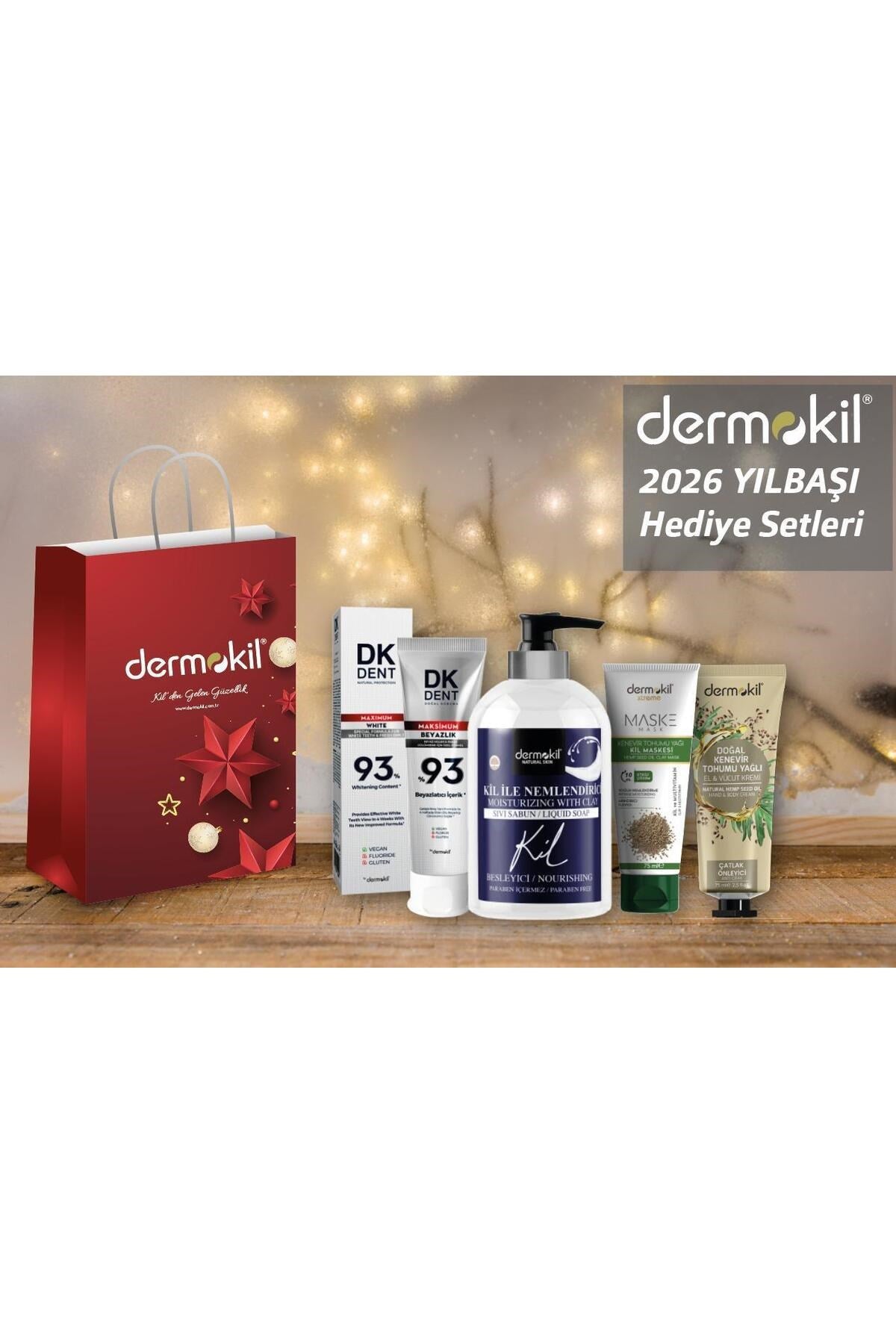 Dermokil Ağız Bakım Ve Cilt Bakım Yılbaşı Hediye Seti