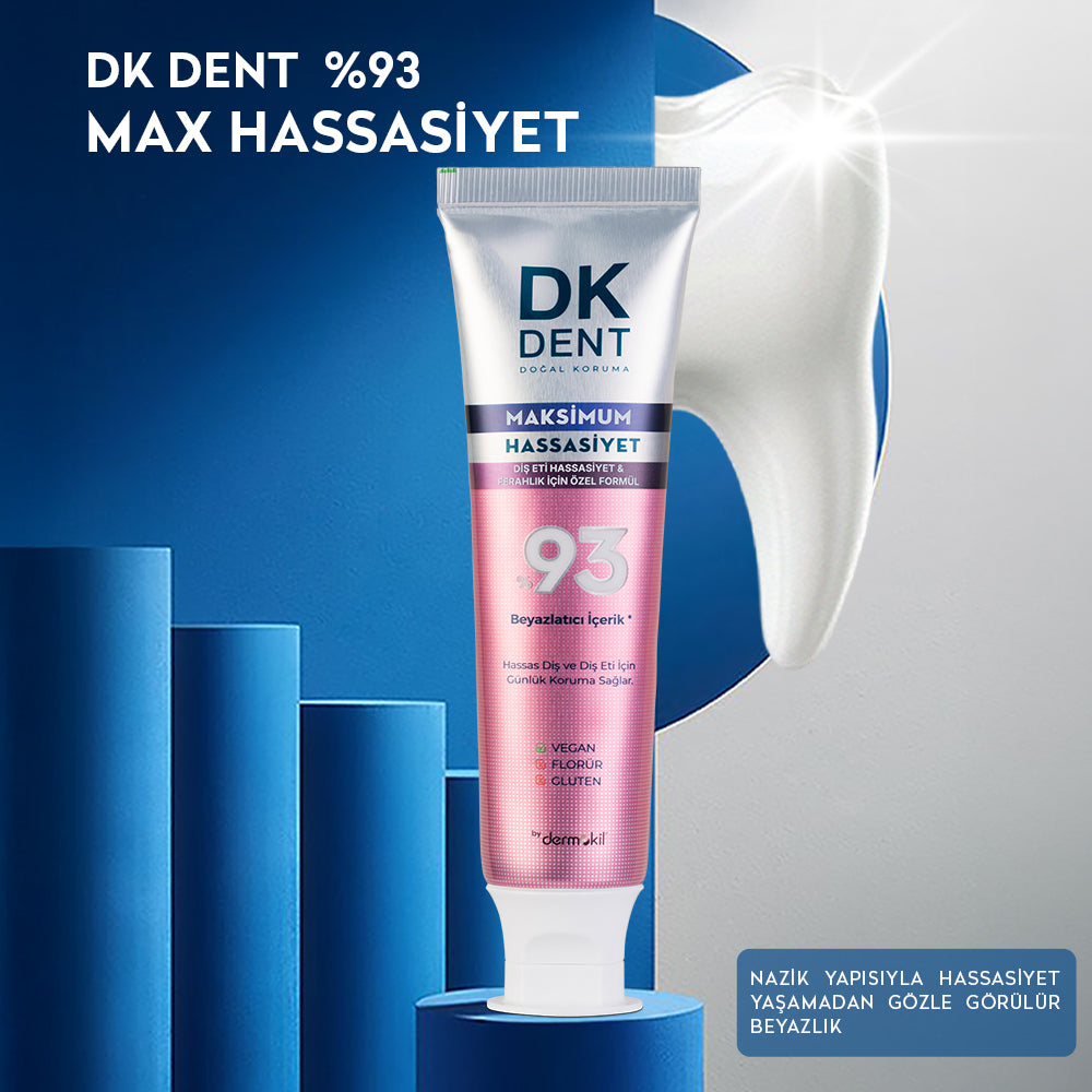 %93 Beyazlatıcı Maksimum Hassasiyet Diş Macunu 75 ml - DK Dent