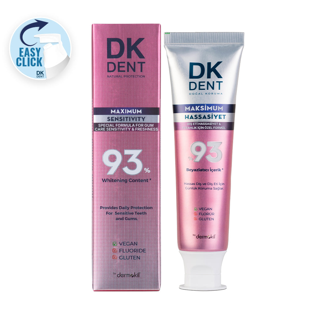 %93 Beyazlatıcı Maksimum Hassasiyet Diş Macunu 75 ml - DK Dent