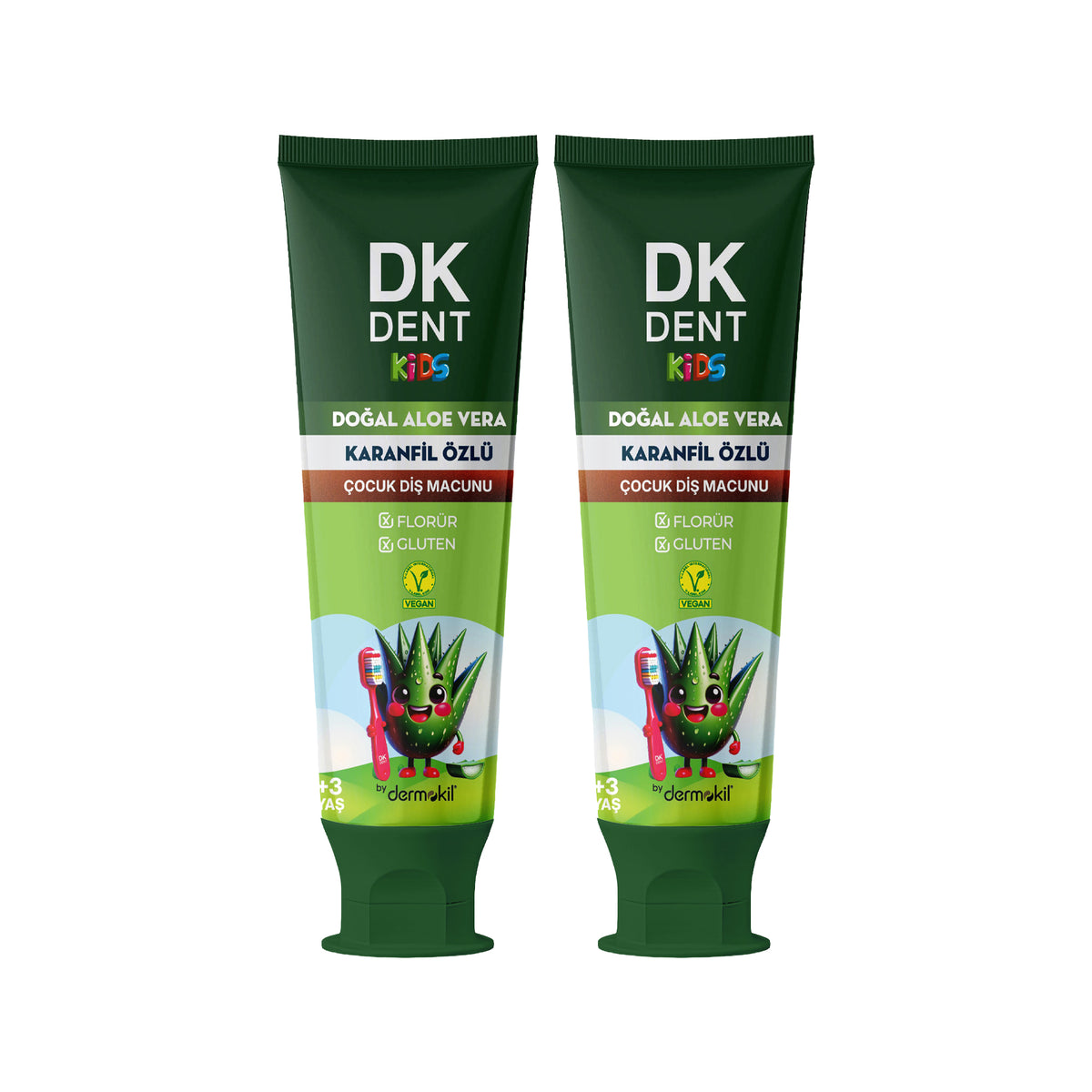 Karanfil Özlü Çocuk Diş Macunu 50 ml 2'li Set