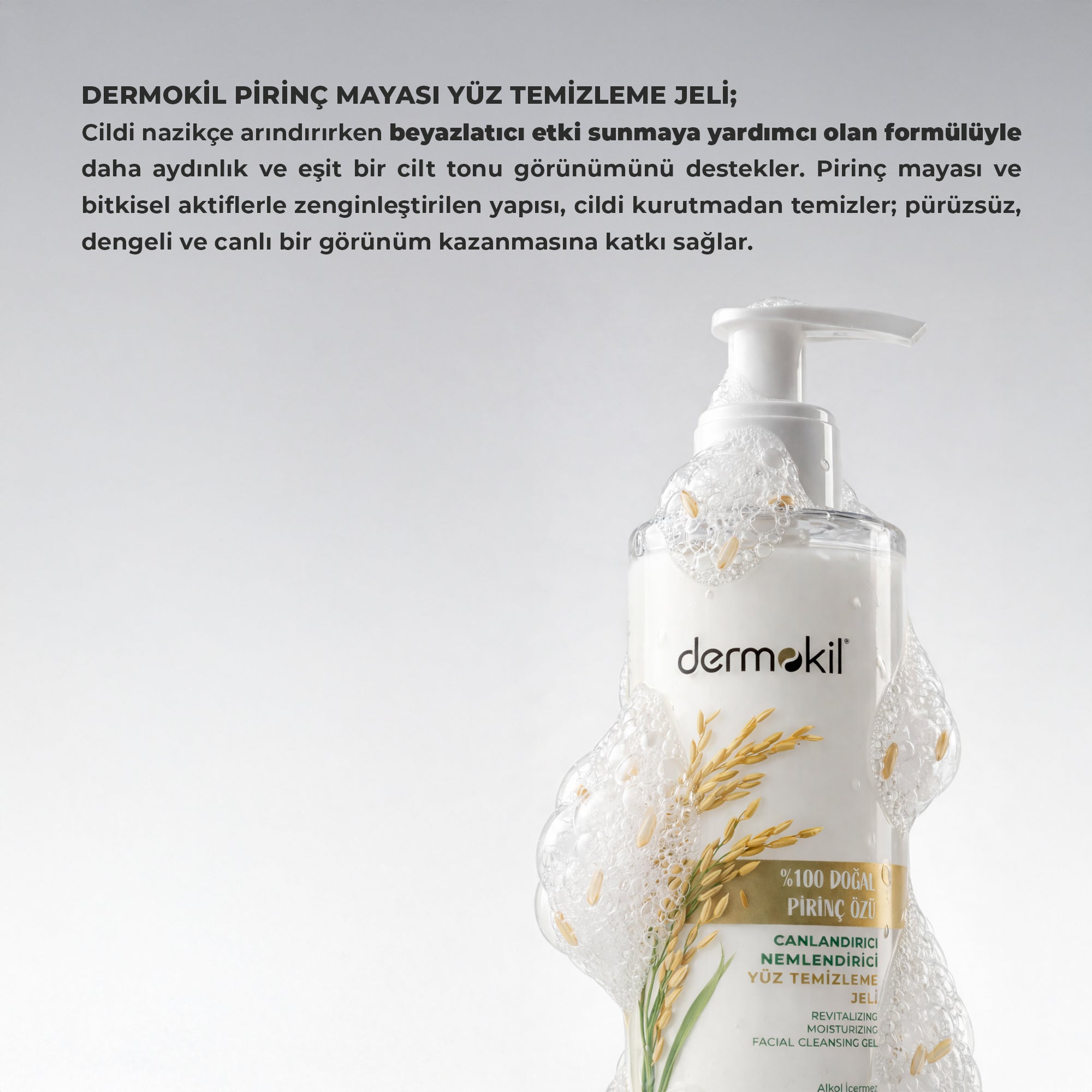 Pirinç Mayası Yüz Temizleme Jeli 200 ml