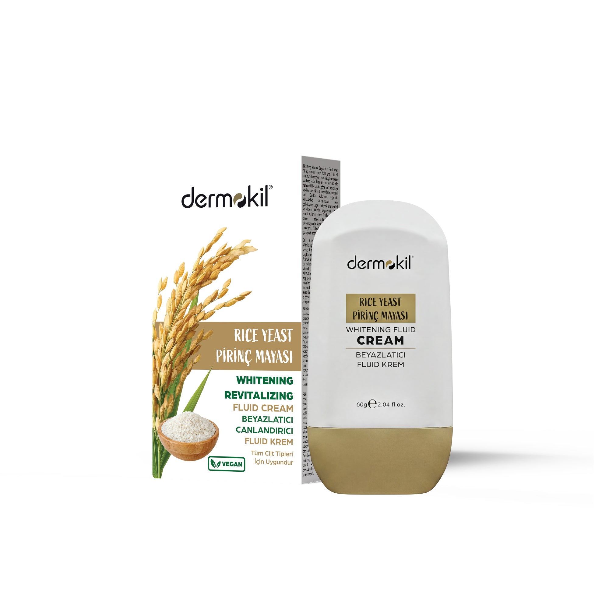 Pirinç Mayası Beyazlatıcı Fluid Krem 30 SPF 60 g