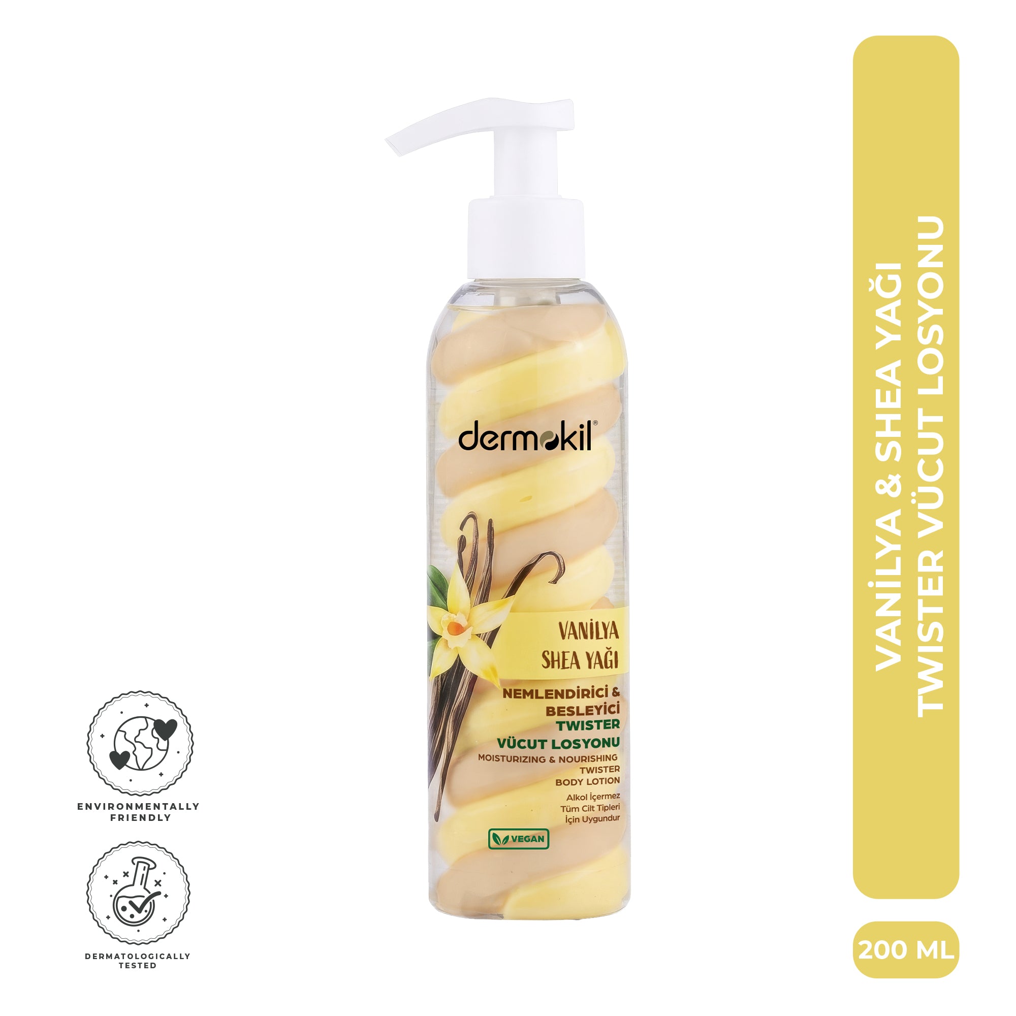 Vanilya Shea Yağı Twister Vücut Losyonu 200 ml