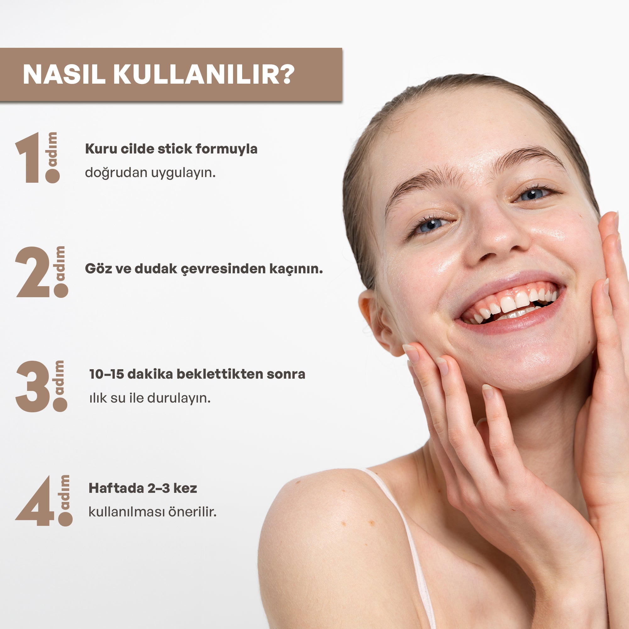 Pirinç Mayası Beyazlatıcı Stick Kil Maskesi 30 g