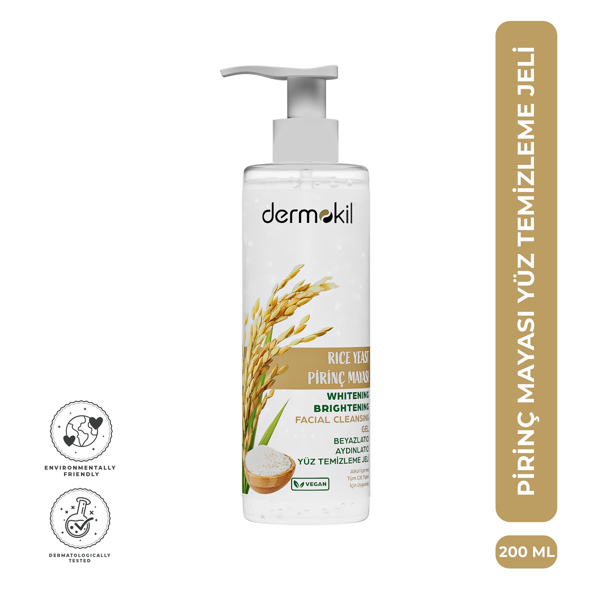 Pirinç Mayası Yüz Temizleme Jeli 200 ml