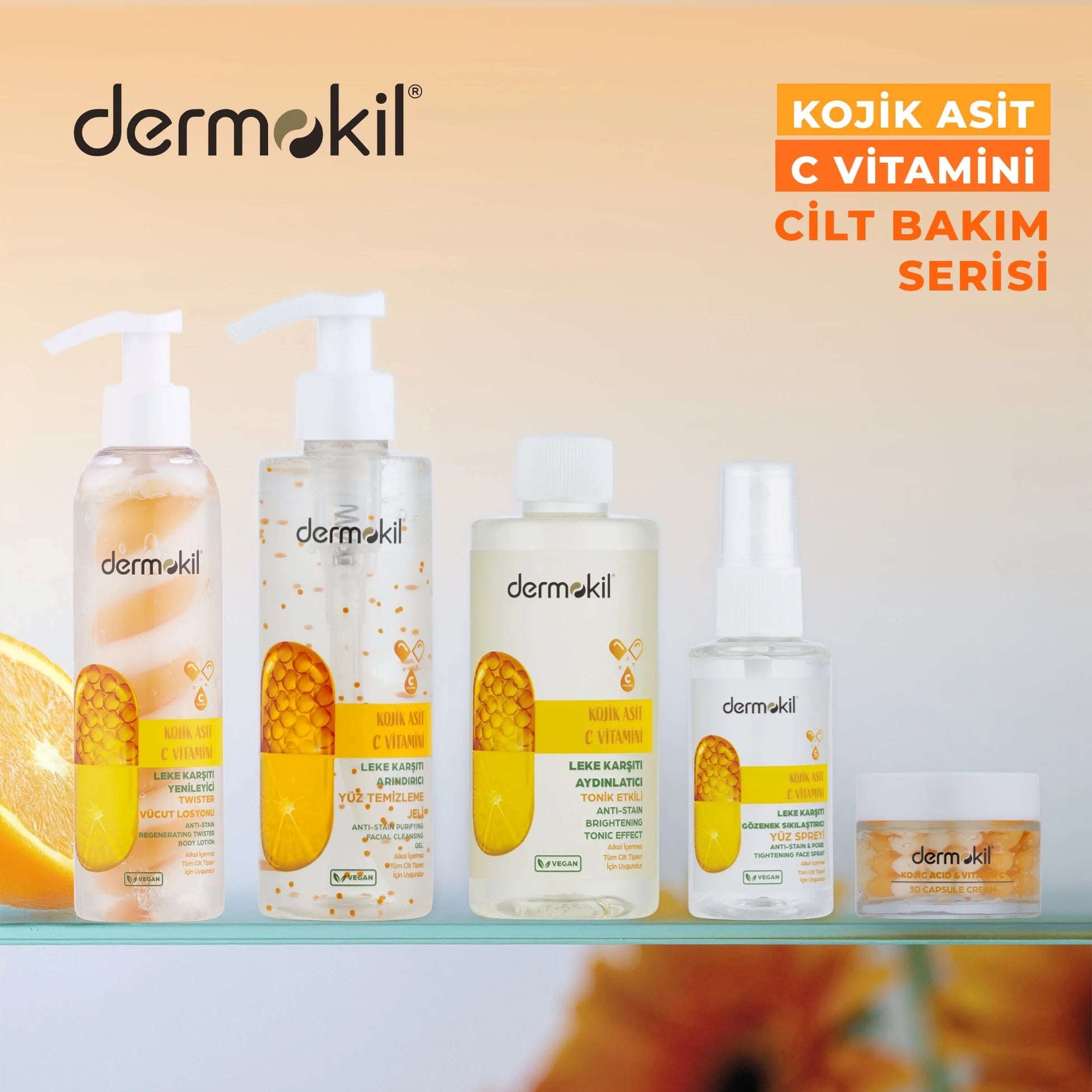  Kojik Asit C Vitamini Leke Karşıtı Yüz Spreyi 50 ml