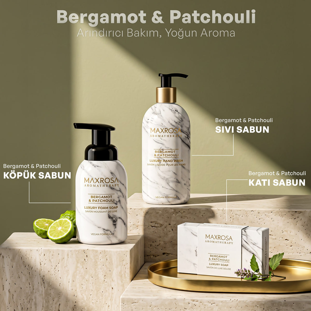 Aromatherapy Bergamot & Patchouli Köpük Sabun 400 g