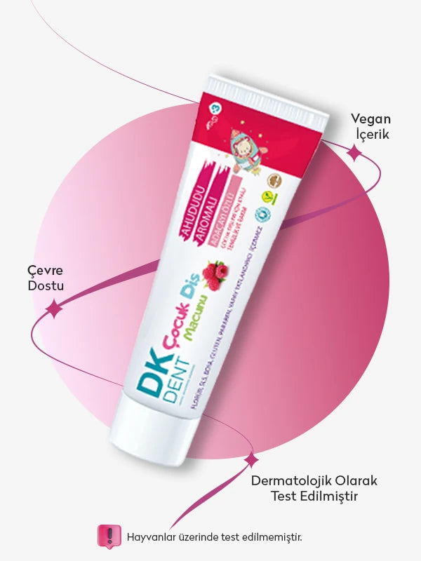 Nazik formüllü çocuk diş macunu ile dişleri koruyarak sağlıklı ağız bakımına destek olur
