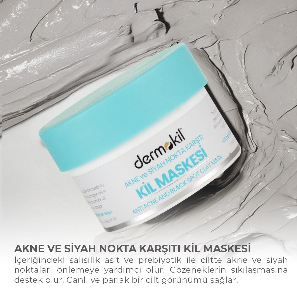 Akne karşıtı cilt bakım seti ile cildi derinlemesine arındıran, fazla yağı dengeleyen ve akne oluşumunu azaltmaya yardımcı olarak daha temiz, pürüzsüz ve dengeli bir cilt görünümü kazandıran bakım seti