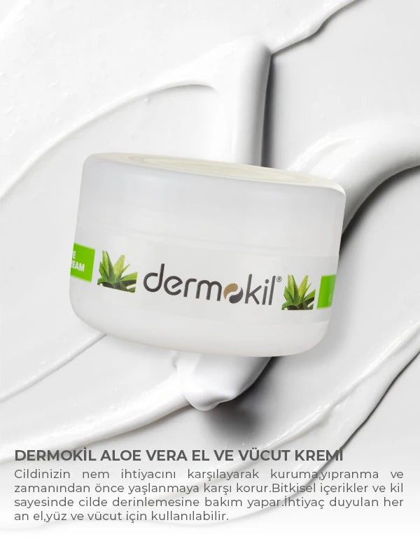 Aloe vera özlü el ve vücut kremi ile cildi yoğun şekilde nemlendiren, yatıştıran ve yumuşak bir cilt görünümü kazandırmaya yardımcı olan bakım ürünü