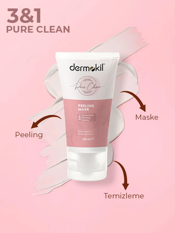 3 etkili formülü ile peeling, maske ve temizleme işlemini bir arada sunan cilt bakım ürünü
