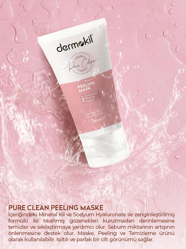 Cildi yenileyen peeling maske ile daha temiz, canlı ve dengeli bir cilt görünümüne ulaşın
