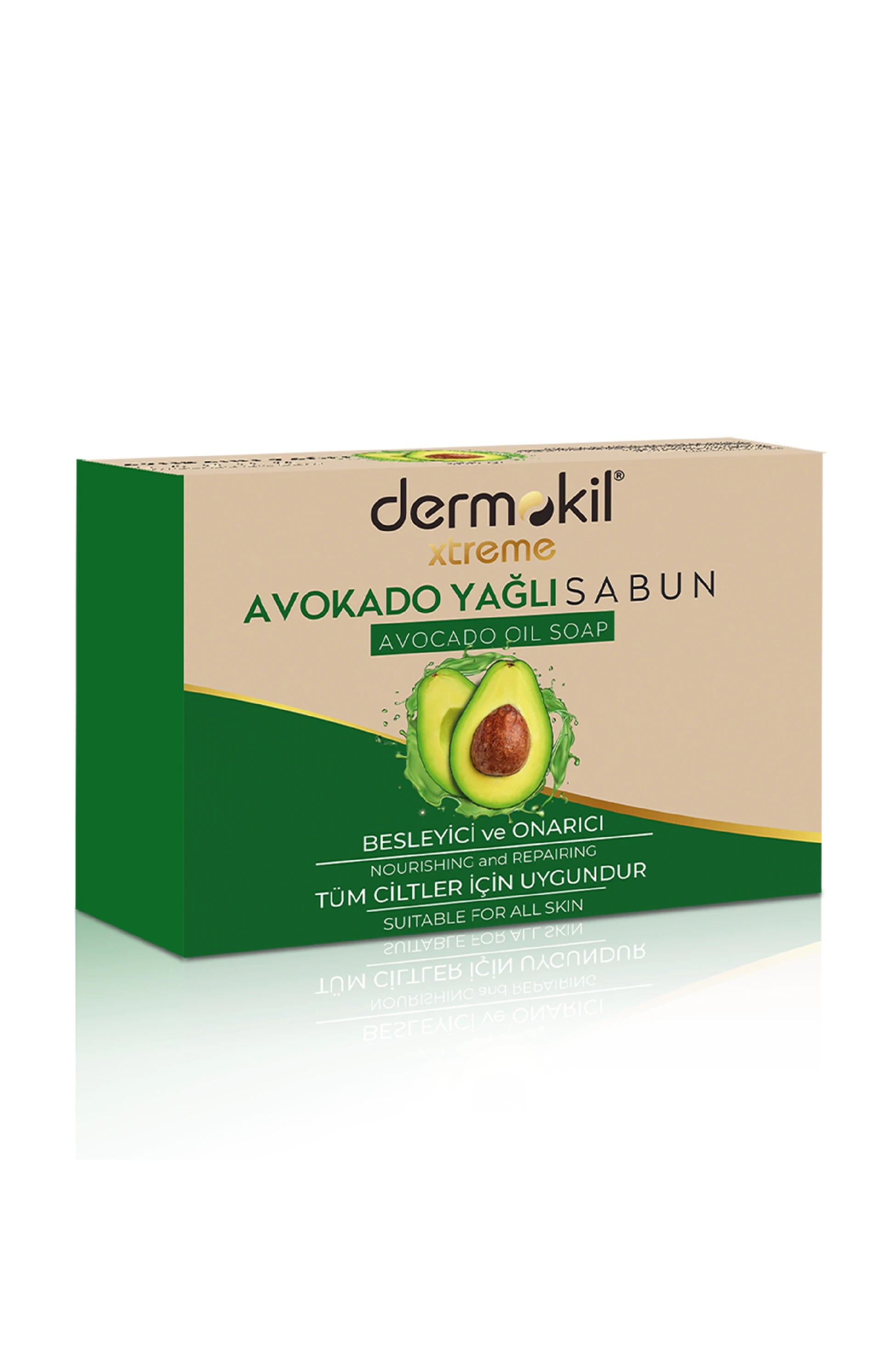 Besleyici Onarıcı Avokado Yağı Katı Doğal Sabun 100 gr - Dermokil