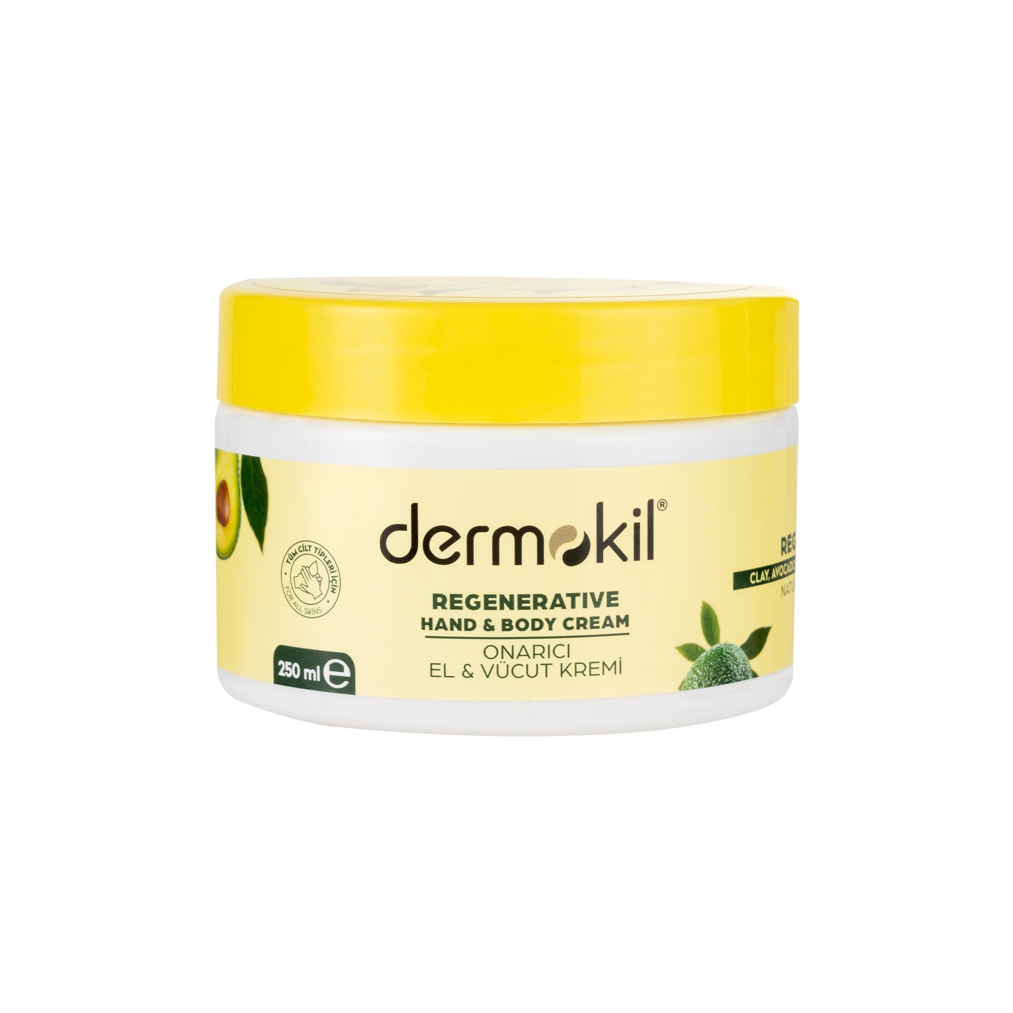 Onarıcı Avokado Yağlı El ve Vücut Kremi 250 ml - Dermokil