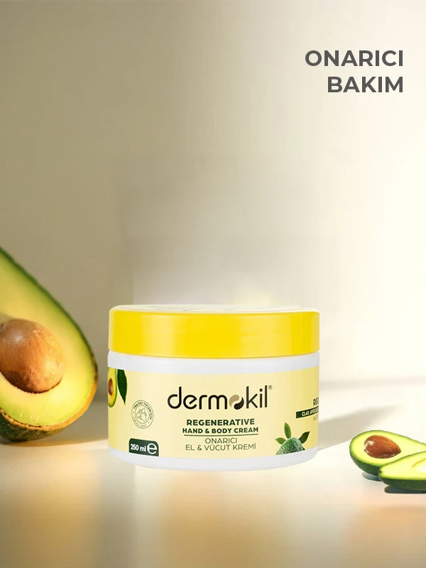 Avokado yağı içeren onarıcı el ve vücut kremi ile cildi yoğun şekilde besleyen, nemlendiren ve daha yumuşak, pürüzsüz bir görünüm kazandırmaya yardımcı olan bakım ürünü