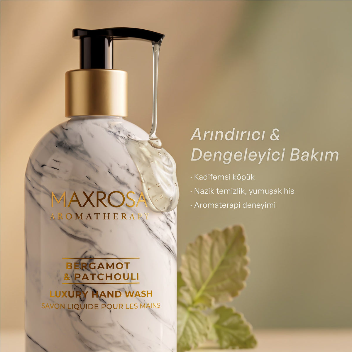 Maxrosa Aromatherapy Bergamot & Patchouli Sıvı Sabun 500 ml