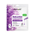 Bakuchiol ve peptit kompleks içeren yaşlanma karşıtı kağıt yüz maskesi ile cildi yenileyen, sıkılaştıran ve daha pürüzsüz bir görünüm kazandırmaya yardımcı olan bakım ürünü
