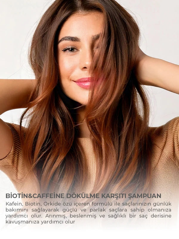 Biotin Kafein Dökülme Karşıtı Şampuan 1 lt, Dermokil.