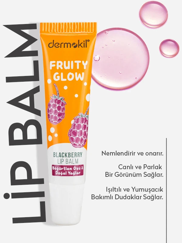 Böğürtlen Özlü Lip Balm 15 ml - Dermokil