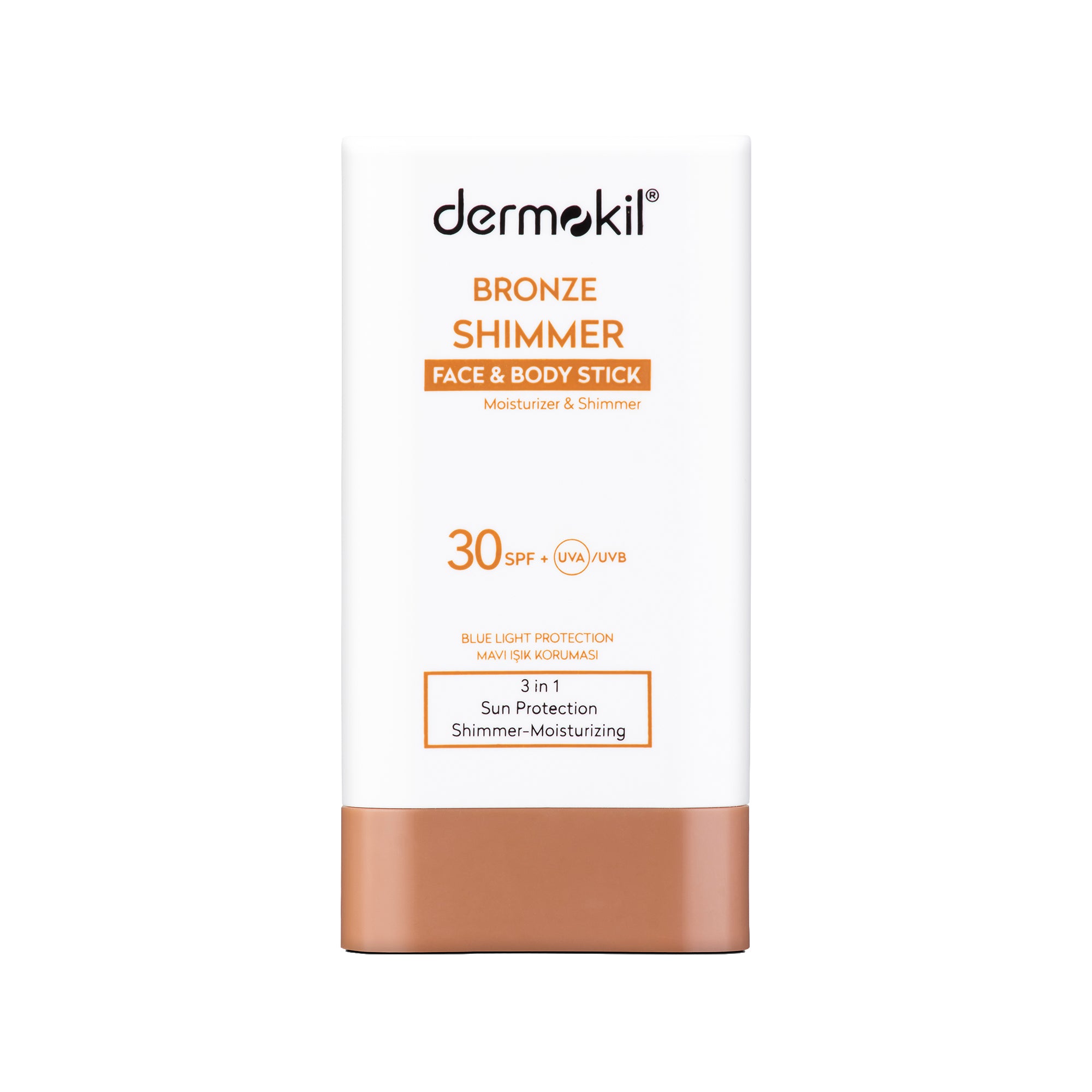 Bronzlaştırıcı Etkili SPF 30+ Stick Güneş Koruyucu 20 g - Dermokil