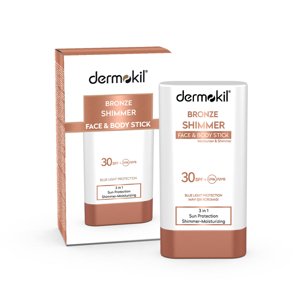 Bronzlaştırıcı Etkili SPF 30+ Stick Güneş Koruyucu 20 g - Dermokil