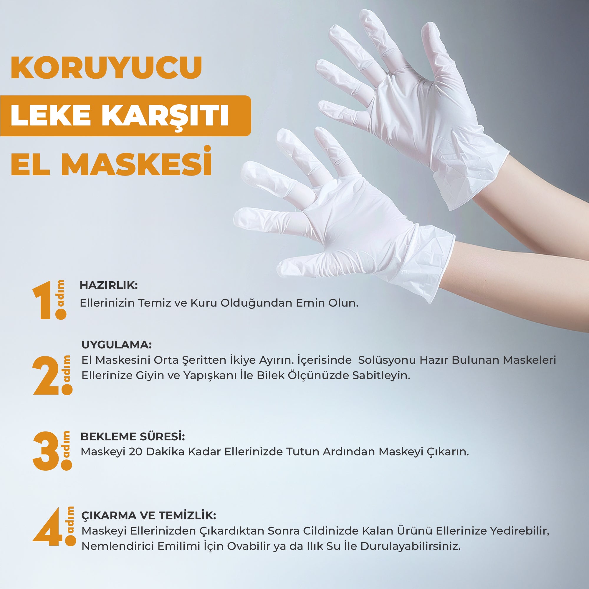 Leke Karşıtı Güneş Koruyucu El Maskesi 30 ml - Dermokil