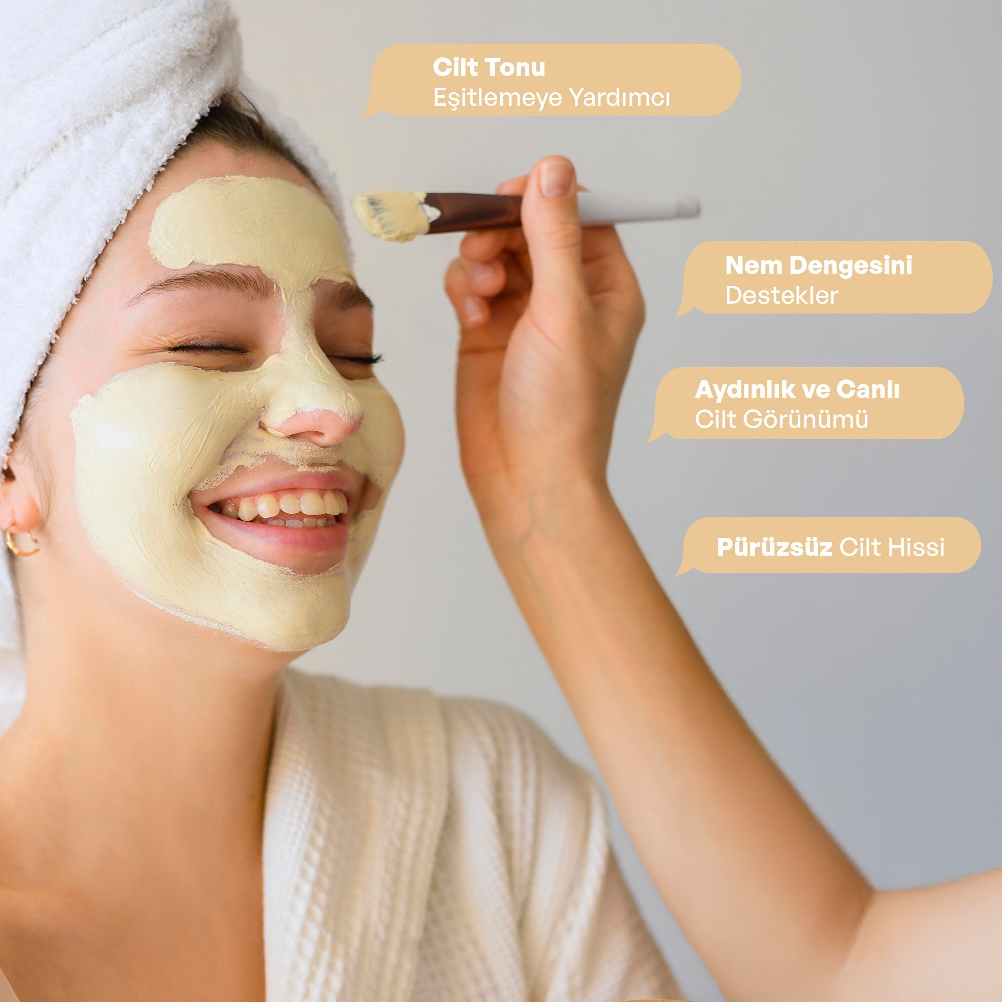 Dermokil Beyazlatıcı Etkili Pirinç Özü Kil Maske 30 ml