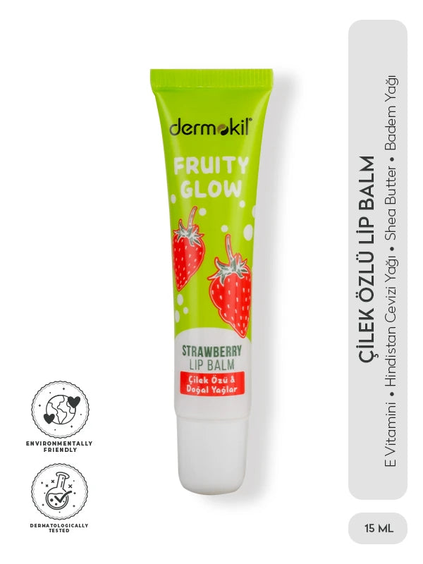 Çilek Özlü Lip Balm 15 ml - Dermokil